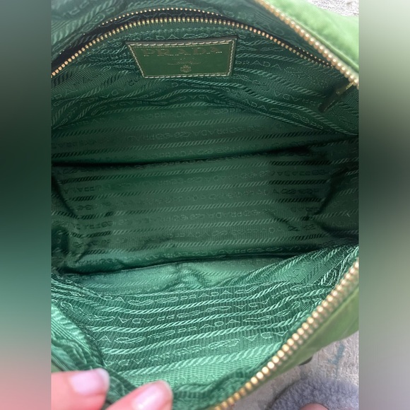 SOLD Prada re edition nylon hobo bag Green - Picture 9 of 11